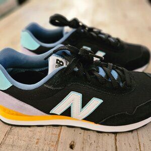 New Balance WL515BT3 Classics Women's Size 8 Casual Sneakers Black Blue